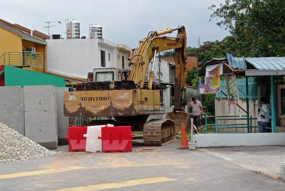 Penutupan Jalan Berfasa, Kerja Naik Taraf Saliran