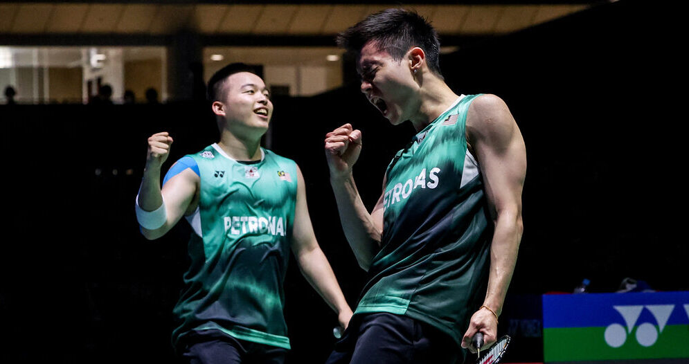 Aaron-Wooi Yik Pahat Sejarah Rangkul Gelaran Dunia