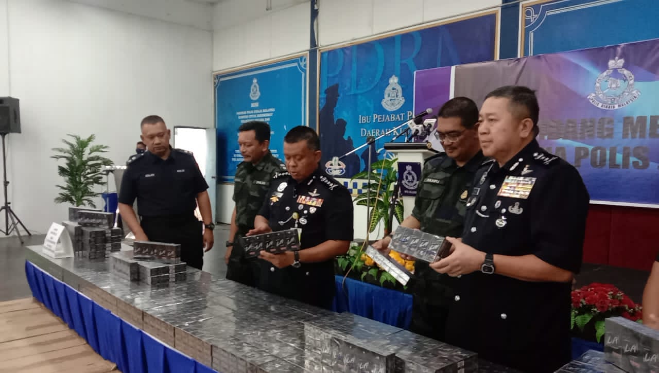 800,000 Rokok Putih Seludup Dirampas