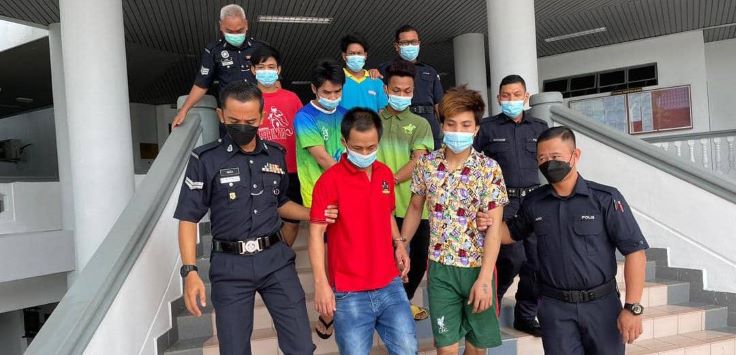 Berang Ditegur, Enam Lelaki Myanmar Didakwa Pukul Dua Beranak