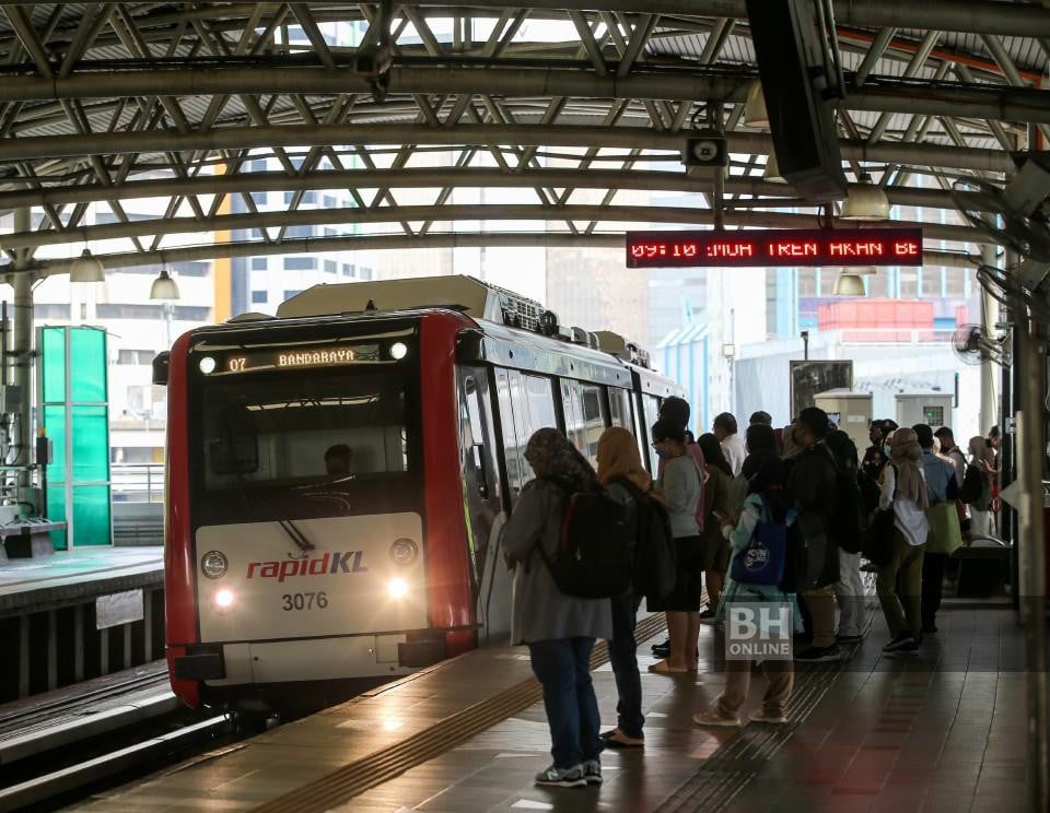 Waktu Puncak LRT Laluan Ampang/Sri Petaling, Monorel Dipanjangkan Bermula Esok