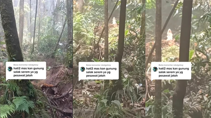 Lembaga Putih Mirip Kuntilanak Di Gunung Salak