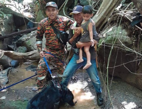 Budak 2 Tahun Hilang Ditemukan Selamat Kurang 24 Jam