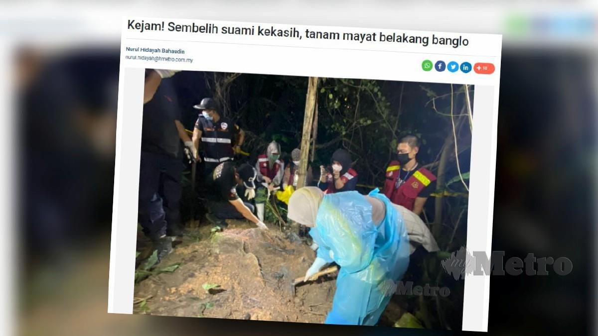 Warga India Bunuh, Tanam Mayat Suami Kekasih Direman Seminggu