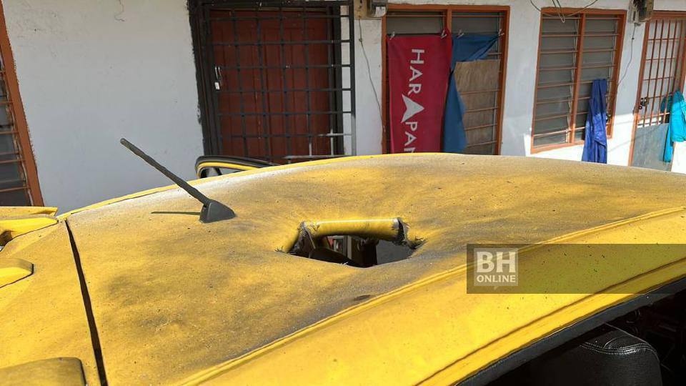 ‘Bumbung Kereta Berlubang Angkara Bahan Letupan Buatan Sendiri’