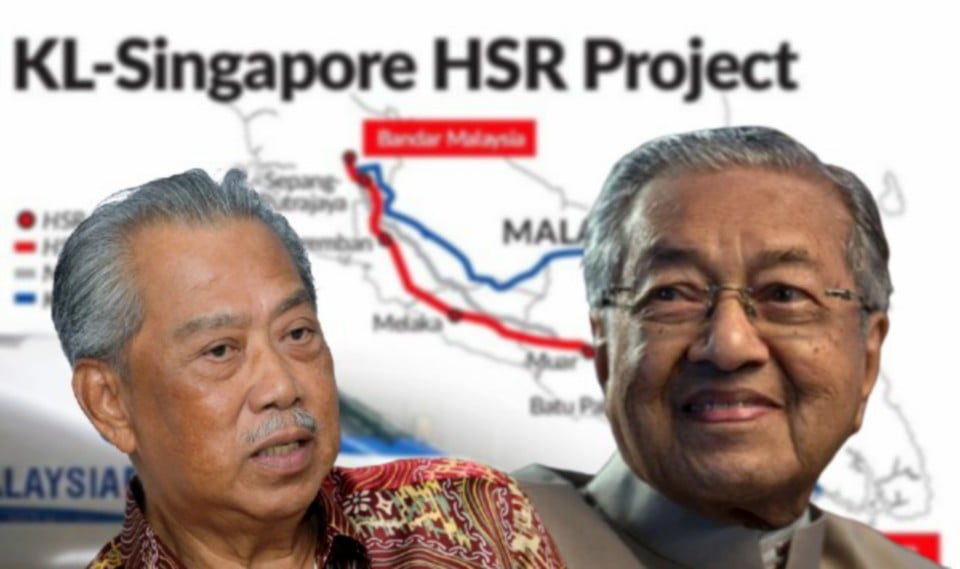 Tun M, Muhyiddin Antara Lima Diarah Fail Pembelaan Kes Saman Projek HSR