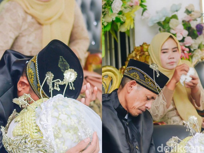 Cucuk Sanggul Pengantin Tersangkut Pada Songkok Bapa