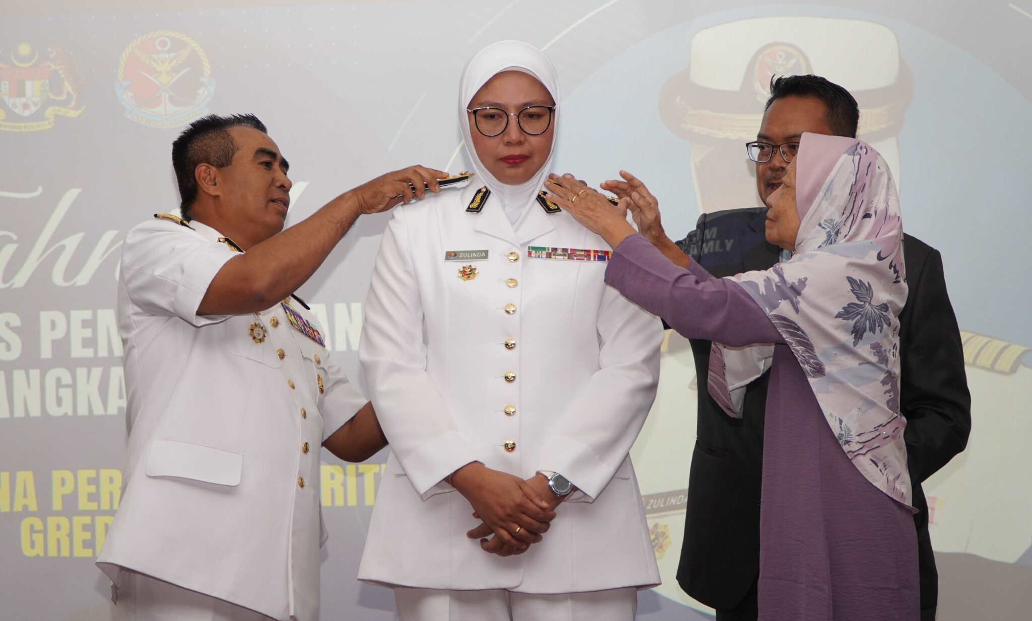 Zulinda Ramly Dilantik Wanita Pertama Laksamana Pertama Maritim