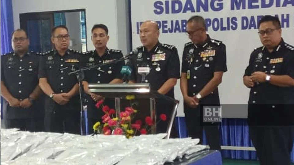 Polis Rampas Dadah RM47.2 Juta Di Miri, Dibawa Masuk Dari Brazil, Taiwan