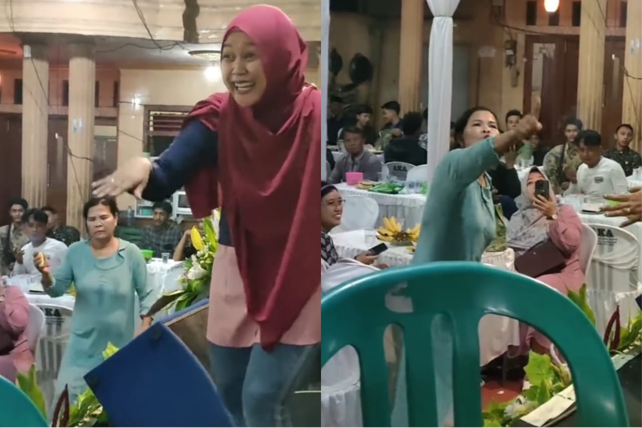 Wanita Tidak Bayar Hutang Dibaling Pisang