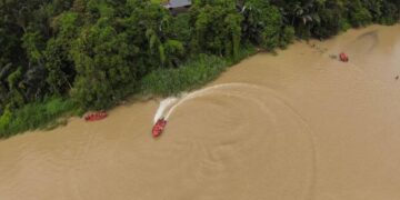 Operasi Pencarian Dua Pelajar Lemas Tertumpu Di Kawasan Lombong Pasir, Sangkar Ikan