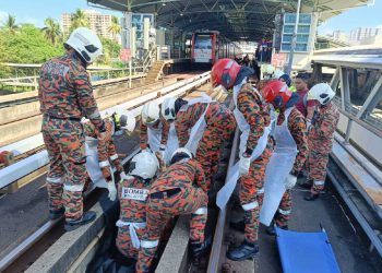 Warga Emas OKU Penglihatan Maut Dilanggar Tren LRT