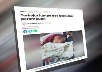 Polis Kesan Waris Bayi Dibuang Dalam Beg