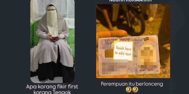 Kekasih Adik Enggan Buka Purdah, Rupa-Rupanya Lelaki