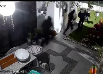 Rakaman CCTV Penjenayah Pecah Masuk Kediaman Sebelum Ditembak Mati Tular