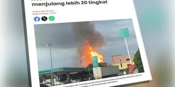 Petronas Sahkan Kebakaran Di Saluran Paip Utama PGB Berhampiran Puchong