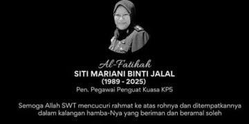 Pegawai JPJ Maut Motosikal Rempuh Lori Terbalik Di Temerloh