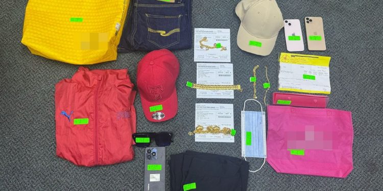 Pasangan Kekasih Ditahan Polis, Curi Barang Kemas Bernilai RM111,743
