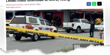 Kes Tembak Di Meru, Polis Siasat Jika Ada Elemen Kongsi Gelap