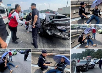 Ketua Polis Negeri Sembilan Bantu Mangsa Kemalangan