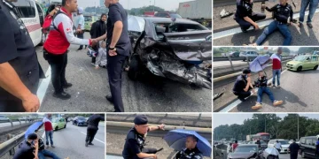 Ketua Polis Negeri Sembilan Bantu Mangsa Kemalangan