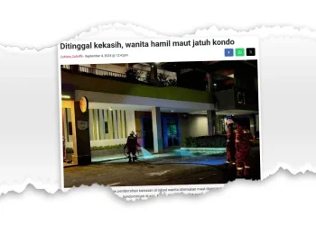 Wanita Hamil Maut Jatuh Tingkat 28 Didakwa Alami Tekanan – Polis