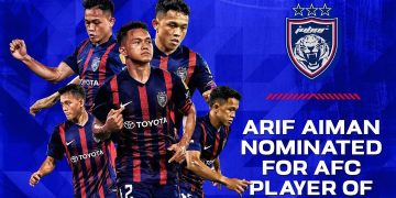 Arif Aiman Calon ‘AFC Player Of The Year 2025’