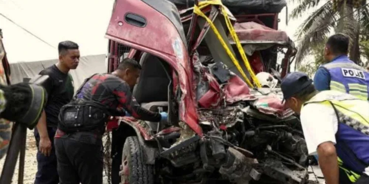 Lori Bawa Kerikil Lebih Muatan Jadi Punca Nahas Ragut 9 Nyawa Anggota FRU