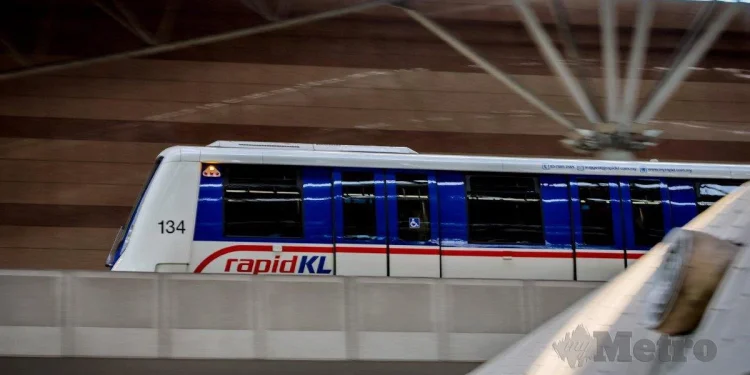 Stesen 3 Laluan Rapid KL Ditutup Sementara Atas Faktor Keselamatan Petang Ini
