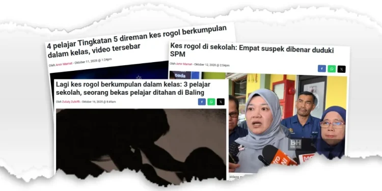 Kejadian Rogol, Cabul Dan Bunuh Babitkan Pelajar Semakin Tak Terkawal, Pembangkang Gesa Kerajaan Ambil Langkah Drastik