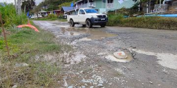 Keadaan Jalan Raya Jadi Keluhan Penduduk Di Kundasang