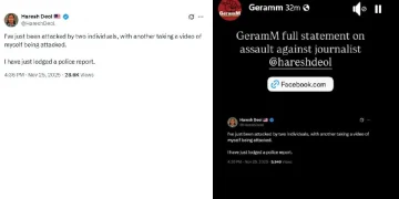Wartawan Diserang 2 Individu, Dirakam Video
