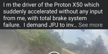 Dakwaan Proton X50 Alami Pecutan Tidak Disengajakan, JPJ Digesa Siasat