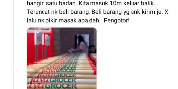 JIJIK…Bagi Budak-Budak Kencing Dalam Tong Sampah Di Jaya Grocer Rimbayu