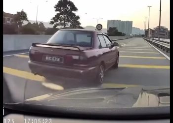 Pandu Macam Orang Gila…Meroyan Bila Kena Hon