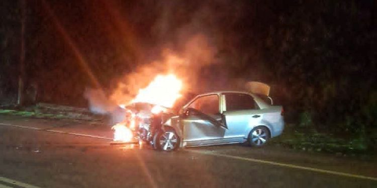 Penumpang Wanita Maut, Dua Kereta Bertembung Di Batu 14 Jalan Labis–Yong Peng