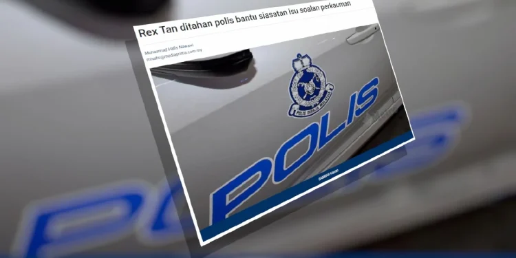 Rex Tan Direman Sehari, Dijangka Bebas 5 Petang Ini – Peguam