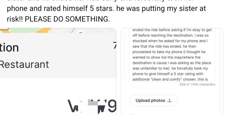 Penumpang Dakwa Pemandu E-Hailing Bertindak Berbahaya, Ambil Telefon & Nilai Diri Sendiri 5 Bintang