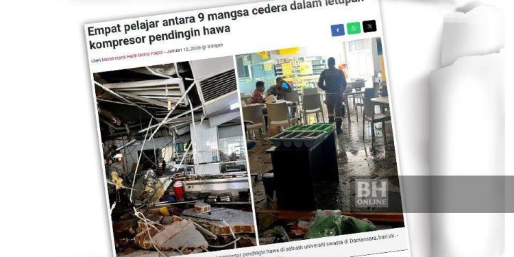 TERKINI: Lelaki Disahkan Maut Letupan Di Universiti Swasta