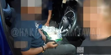 ‘Runner’ Ditahan, Lebih 1kg Syabu Dirampas