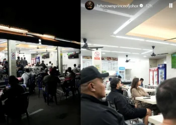 Tunku Mahkota Ismail Saksi Selangor-JDT Di Kedai Mamak