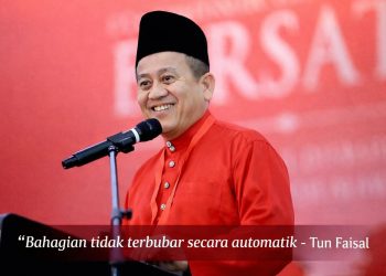 Syor Tindakan Disiplin Kukuh Bersatu – Tun Faisal