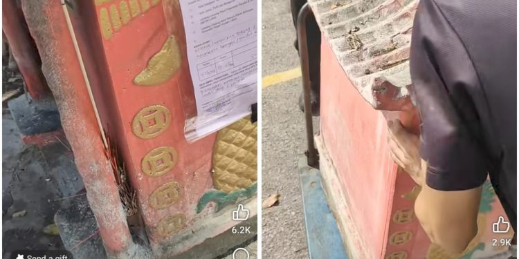 ‘Datuk Kong’ Dipindahkan, Netizen Puji Pemilik Akur Arahan PBT