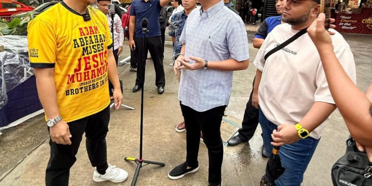 Pemuda UMNO Turun Bukit Bintang Sokong Dakwah Firdaus Wong