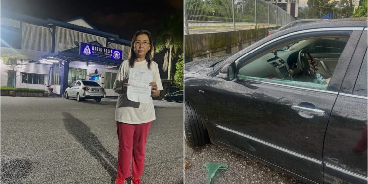 Kereta Teresa Kok Kena Pecah: Wang Tunai RM2,000 Lesap 
