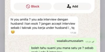 Isteri Individu Dakwa Ganggu Calon Temu Duga, Tular Di Media Sosial