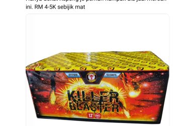 Mercun Gergasi 19KG Diimport Dari China Dijual Hingga RM5,000 Sekotak