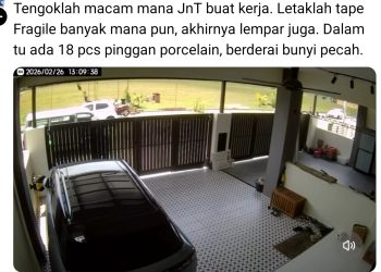 Pelekat “Fragile” Pada Bungkusan Bukan Untuk Hiasan