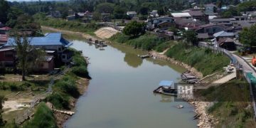 Paras Air Sungai Golok Makin Cetek, Polis Tingkat Kawalan Elak Penyeludupan