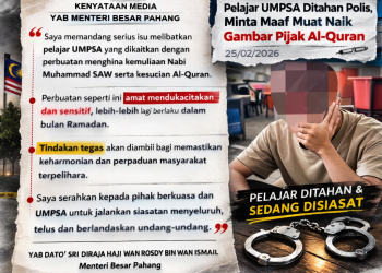 Menteri Besar Pahang Tegas: Isu Sentuh Al-Quran Tidak Boleh Dipandang Ringan